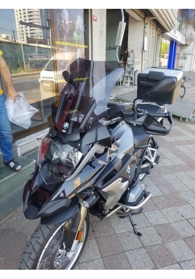 Zeus Motor 2013-2019 Bmw R 1200 Gs Uyumlu Uzun Ön Cam Koyu Füme