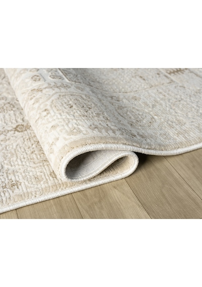 Mariesse Home Artes Serisi Bambu Dokulu Modern Sık Dokuma Makine Halısı Smart 12004 Bej