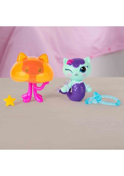 Gabby S Dollhouse 2 Li Figür Seti - Mercat Kitty Jellyfish
