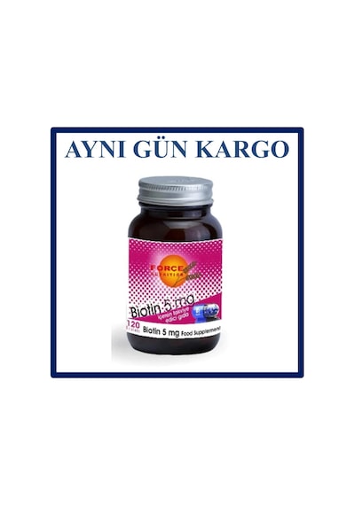 Force Nutrition Biotin 5000 Mg 120 Tablet