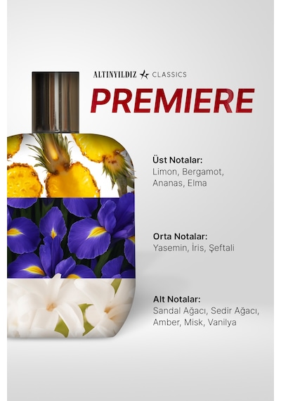 Altınyıldız Classics Premiere Erkek Parfüm EDP 100 ML + Duş Jeli 400 ML + Premiere Erkek Sprey Deodorant 150 ML