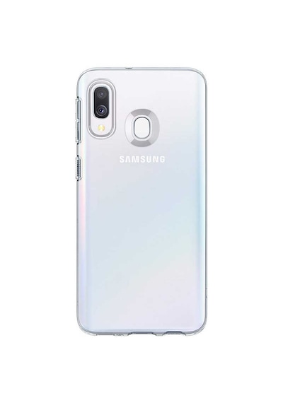 Samsung Galaxy A40 Kılıf Zore Süper Silikon Kapak - Şeffaf Clear