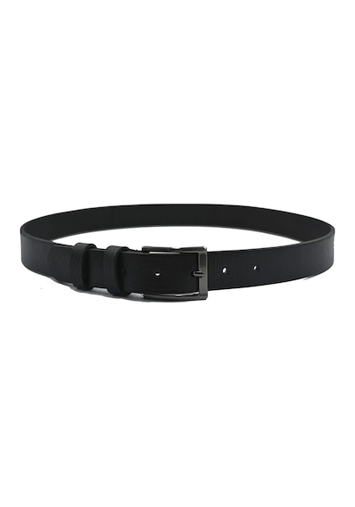 Bosskan Unisex Çocuk Kemeri 100 % Hakiki Deri Unisex Çocuk Kemeri Siyah