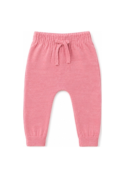 Babyhola Çocuk Teddy Bear Detay Kazak Pantolon Bere Triko Kışlık Takım 22113 Pembe