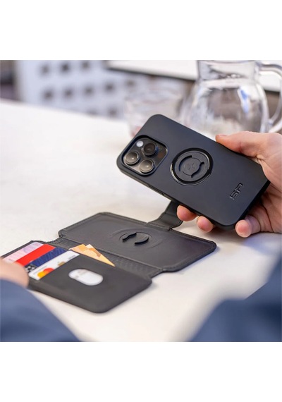Sp Connect C+ Universal Telefon Kapaklı Telefon Kılıfı Siyah