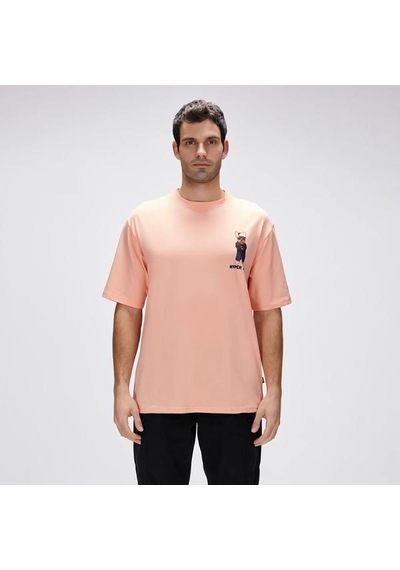 Bad Bear Hyper Bear Erkek Pembe Tişört