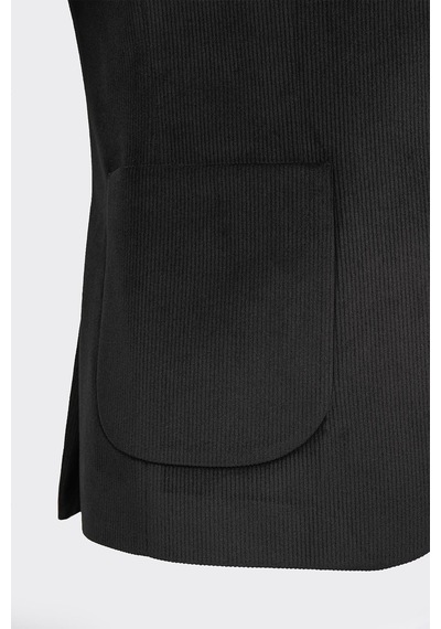 Siyah Kadife Fitilli Casual Premium Ceket Siyah Siyah Kadife Fitilli Casual Premium Ceket Siyah