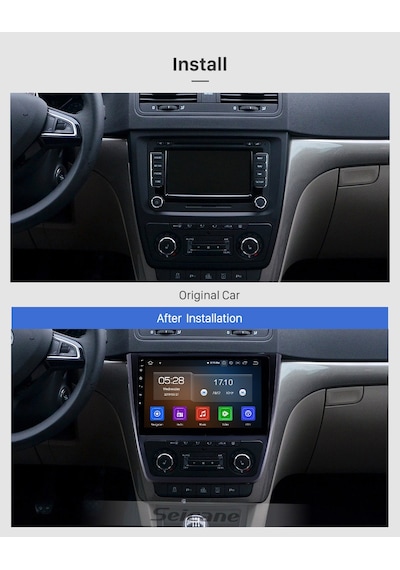 Skoda Yetı 2014+ Multimedya Navigasyon Usb Kamera Carplayer 4 Ram