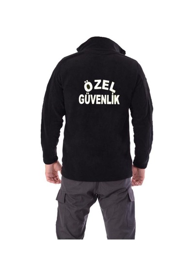 Özel Güvenlik Polar Çok Cepli Taktikal Model Armalı Siyah