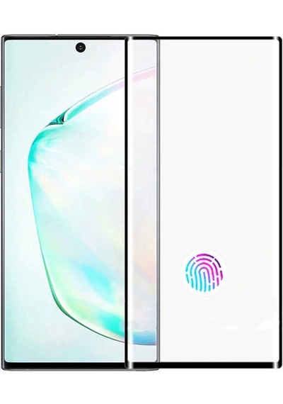 Galaxy Note 10 Plus Zore Kavisli Full Yapışkanlı Cam Ekran Koruyucu