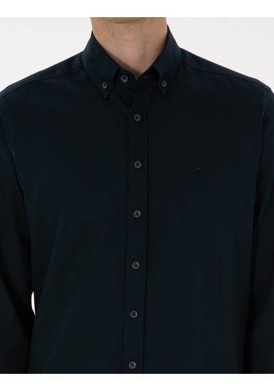 Pierre Cardin Erkek Lacivert Gömlek Desenli 50316736-vr033 Lacivert