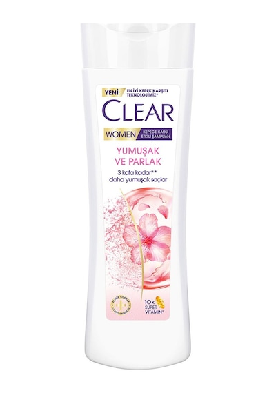 Clear Women Kepeğe Karşı Etkili Şampuan Yumuşak Parlak Kiraz Çiçeği Esansı & Keratin 350 Ml - 5 Tarı