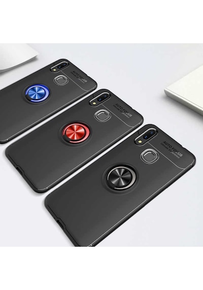 Huawei Y7 Prime 2019 Kılıf Yüzüklü Magnetli Ravel Case