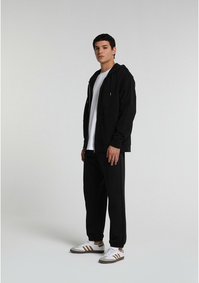 Colin's Colins Relaxed Fit Orta Bel Düz Erkek Siyah Eşofman Altı Cl1076436 Q1.v2 Blk