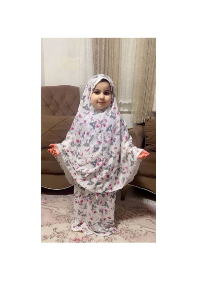 ALDAIYR Çocuk Namaz Elbise Pamuk Kumaş Çok Renkli051