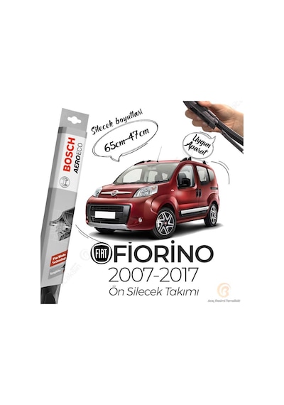 Fiat Fiorino Muz Silecek Takımı 2008-2017 Bosch Aeroeco
