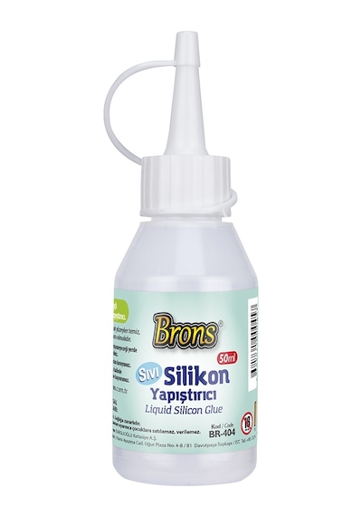 Brons Sıvı Silikon Yapıştırıcı 50 Gr. Br-404 2Li