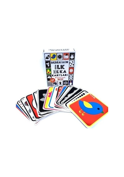 0-12 Ay Bebekler için Eğitici Zeka Kartları Flash Cards
