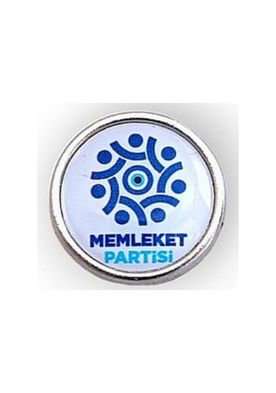 Yörük Tasarım Memleket Partisi Damla Mineli Yaka Rozeti