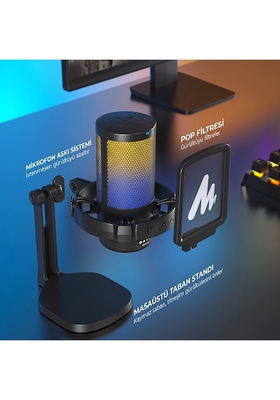Maono Dgm20 Gamerwave Kondenser Usb Mikrofon