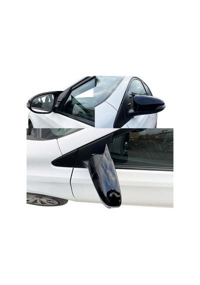 Toyota Verso 2013 2014 2015 2016 2017 2018 Uyumlu Yarasa Batman Ayna Kapağı Takımı Parlak Siyah