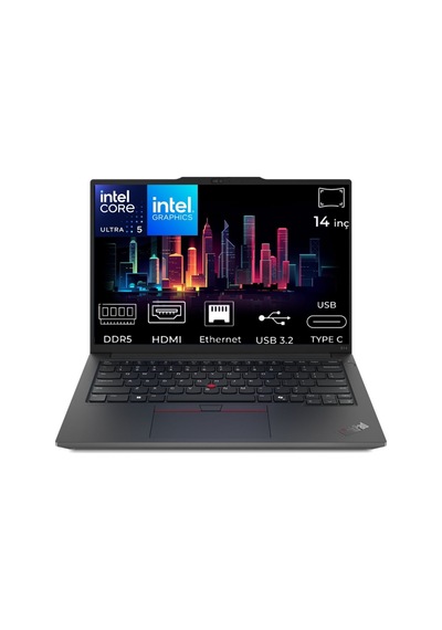 Lenovo ThinkPad E14 Gen 6 21M7002PTX-016 Ultra 5 125U 64 GB 2 TB SSD 14" Dos Dizüstü Bilgisayar