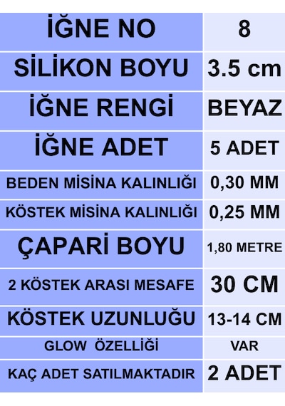 Ea genset Silikon Balıklı Çapari 3.5 Cm 2 Adet Silikon At Çek Takımı Fosforlu Glow Şeffaf Yeşil