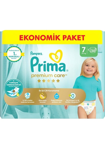 Prima Premium Care Bebek Bezi 7 Numara 30 Adet