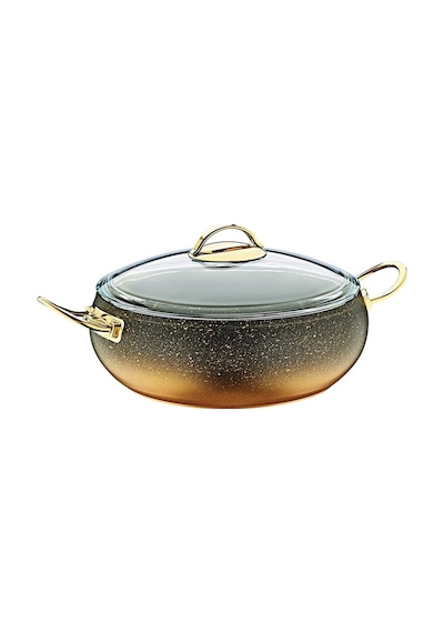 Oms Granit Ø30 X 8 Cm Karnıyarık Küre Tenc Cam Kpk 3341
