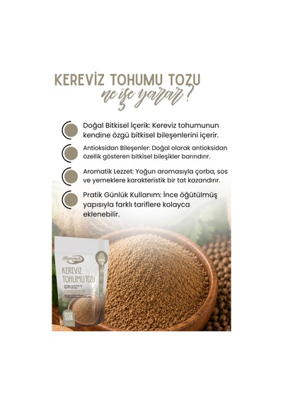 Kereviz Tohumu Tozu 250 Gr İnce Öğütülmüş Kereviz Tohumu, Aromatik Baharat, Yemek Ve Soslar İçin