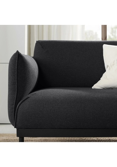 Ikea Siyah Rahat Kanepe - 3'lü Kanepe