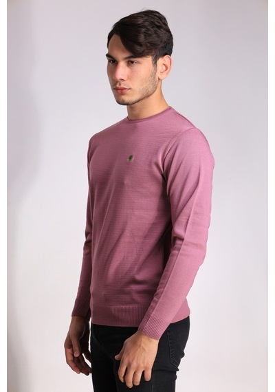 Layyagosta Erkek Triko Kazak Pembe