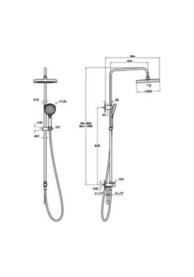 Artema Core Round A45918 Duş Kolonu, Krom Diğer