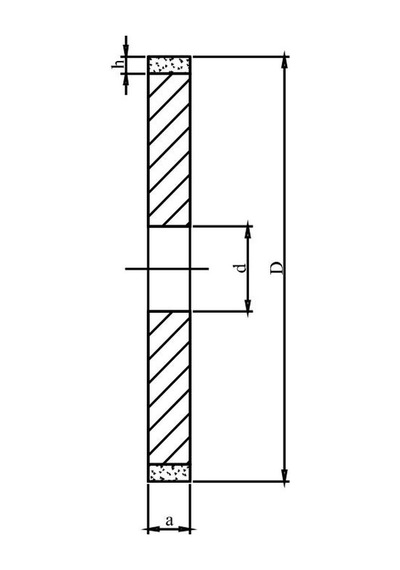 Fett 75x20x6x3mm Pld Disk C75 Elmas Çanak Taş