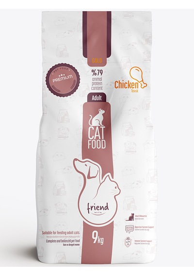 Friend Pet Gold Tavuklu Yetişkin Kedi Maması 9 KG