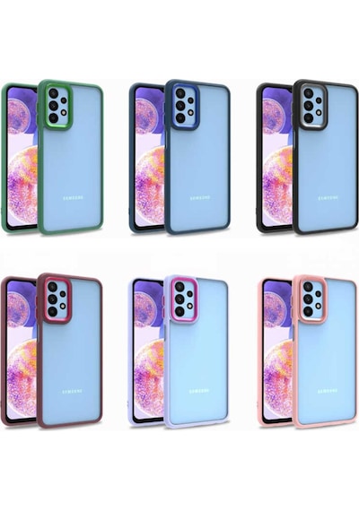 Samsung Galaxy Uyumlu M23 Kılıf Zore Flora Kapak