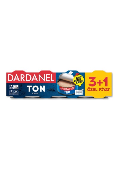 Dardanel Yağda Ton Balığı 4 X 75 G 8'li Avantaj Paketi Mıchu