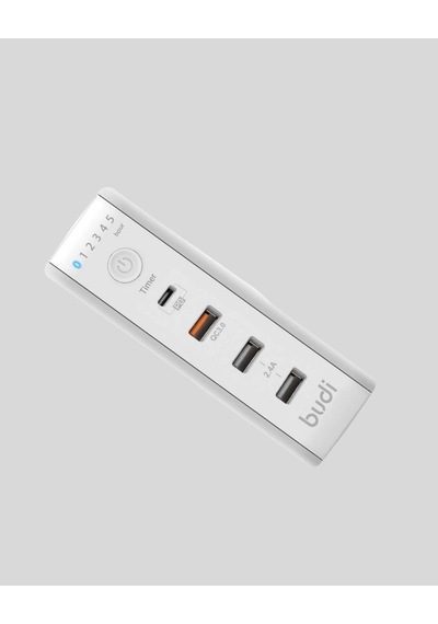 Zaman Kontrollü Şarj Cihazı 30w Hızlı Şarj Ve Çoklu Usb Çıkışı Yeni Nesil Çok Renkli