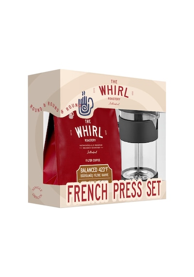 The Whirl Filtre Balanced 423 F Çekilmiş Kahve 250 Gr + French Press Hediyeli Filtre