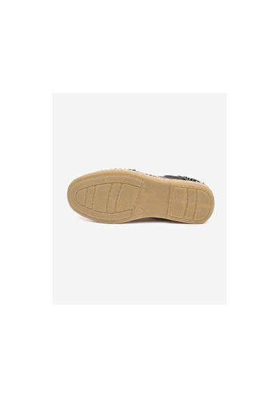 Greyder Kadın Siyah Süet Altın Hakiki Deri Sneaker Ayakkabı 5y2sa59275 Siyah