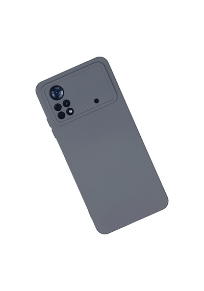 Newface Xiaomi Poco X4 Pro 5g Kılıf Nano İçi Kadife Silikon Semeglbl - 3 - Gri