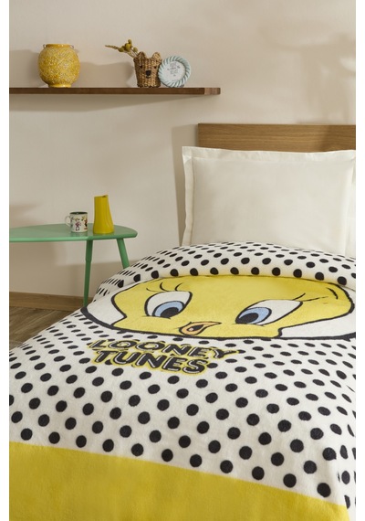 Karaca Home Tweety Tek Kişilik Battaniye Sarı Sarı