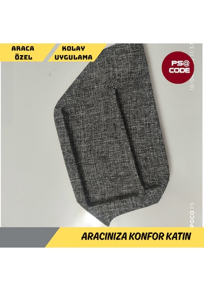 Peugeot 3008-5008 Orta Konsol Kadife Kumaş Kaplı Gözlü Kapak