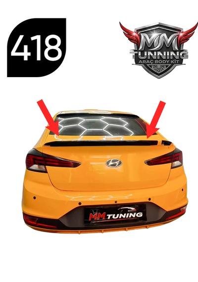 Mm Tunning Hyundai Elantra Bağaj Üstü Spoiler