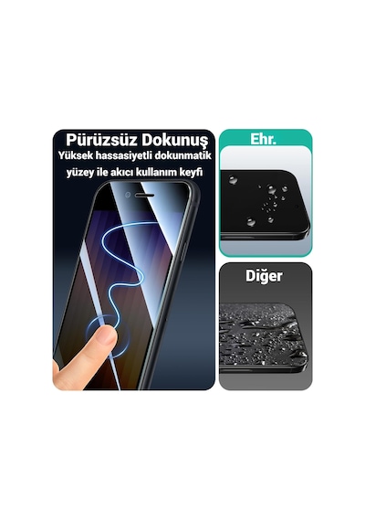 Infinix Note 11 Pro Uyumlu Gizlilik Filtreli Hayalet Ekran Koruyucu Nano Cam 2 Adet