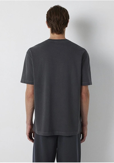 Mavi M0613564-70087 Mavi Logo Baskılı T-shirt Erkek Tişort Füme
