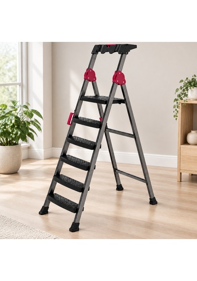 Basamaklı Metal Merdiven 5+1 150 Kg Diğer