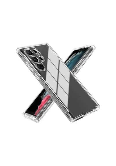 İle Uyumlu Şeffaf Clear Silikon Yüksek Kalite Darbeye Dayanıklı Şık Telefon Kılıfı S23 Ultra 50 x 22