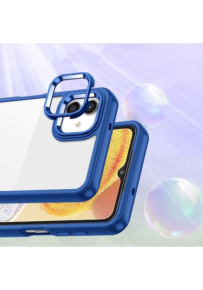 Galaxy A04e Kılıf Zore Flora Kapak Lila