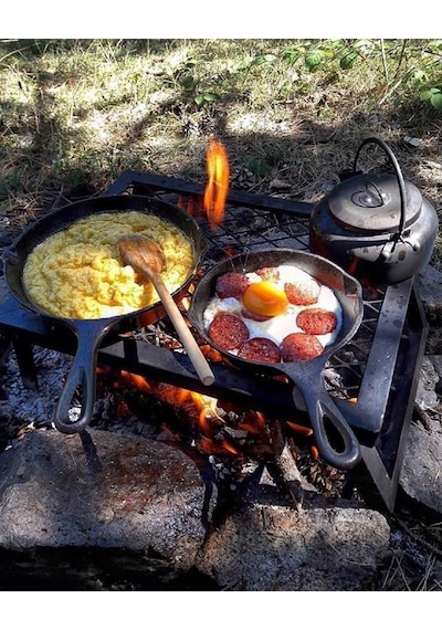 Campout Döküm Tava 10 Inch Çok Renkli